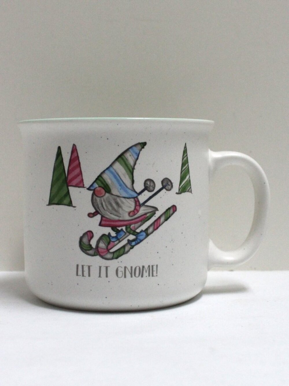 Peppermint & Pine Graphic Coffee Tea or Beverage Mug - Let It Gnome!
